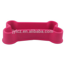 Hotsell silicone bone shaped dog bowl